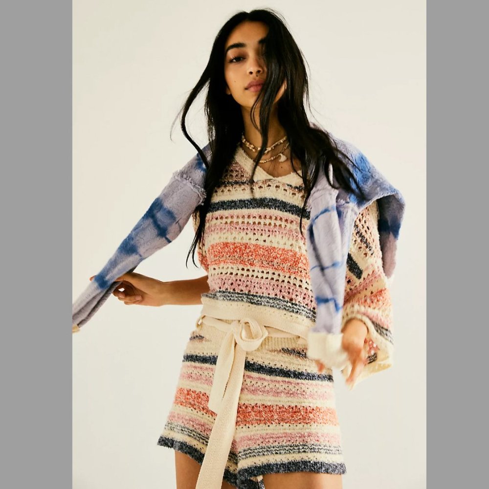 Free People Stripes For Days Set- Sunset Combo
